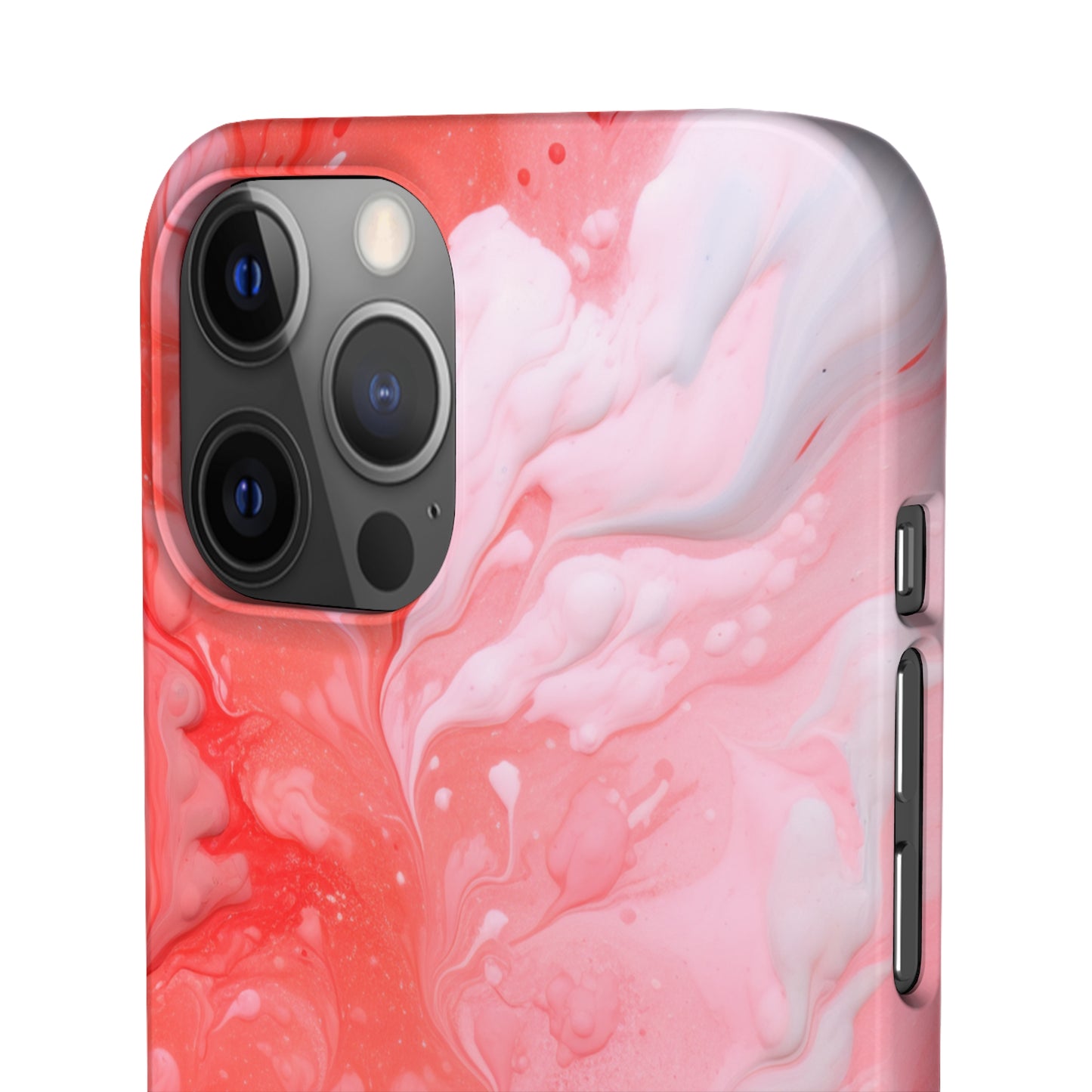 Rose Pink Marble - iPhone Snap Case