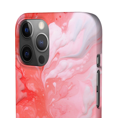 Rose Pink Marble - iPhone Snap Case