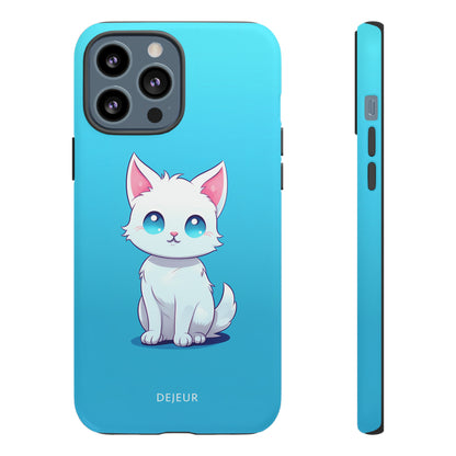 Blue Eyed Cutey Cat - iPhone Tough Case