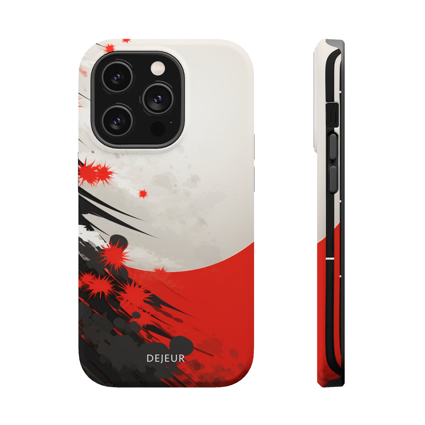 Japanese Abstract Splatter - iPhone MagSafe Tough Case