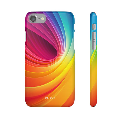 Rainbow Swirl - iPhone Snap Case