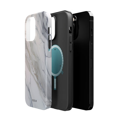 Light Cloud Marble - iPhone MagSafe Tough Case