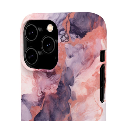 Royal Purple Marble - iPhone Snap Case