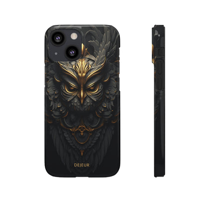 Golden Dark Owl - iPhone Snap Case