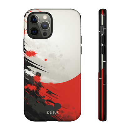 Japanese Abstract Splatter - iPhone Tough Case