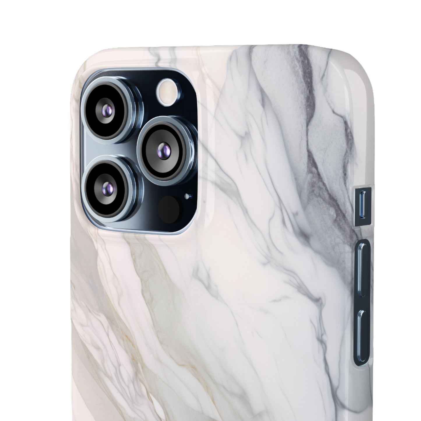 Light Cloud Marble - iPhone Snap Case