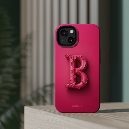 B Hot Pink - iPhone MagSafe Tough Case