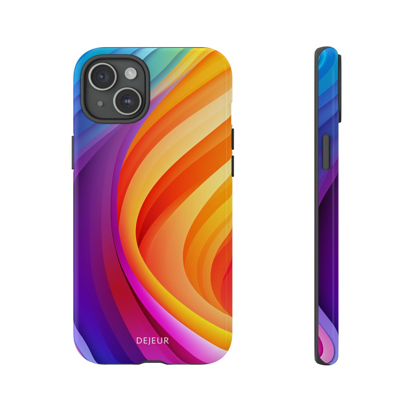 Rainbow Waves - iPhone Tough Case