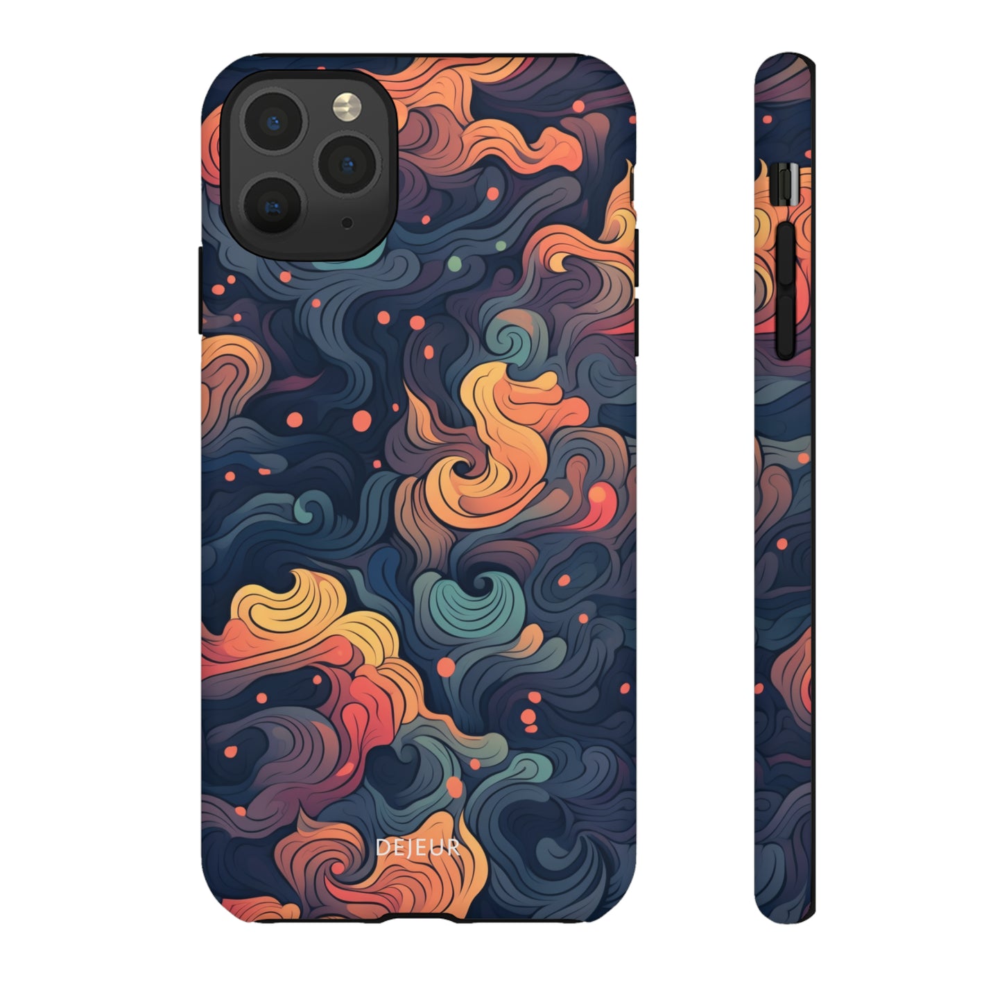 Fox Tail Swirls - iPhone Tough Case