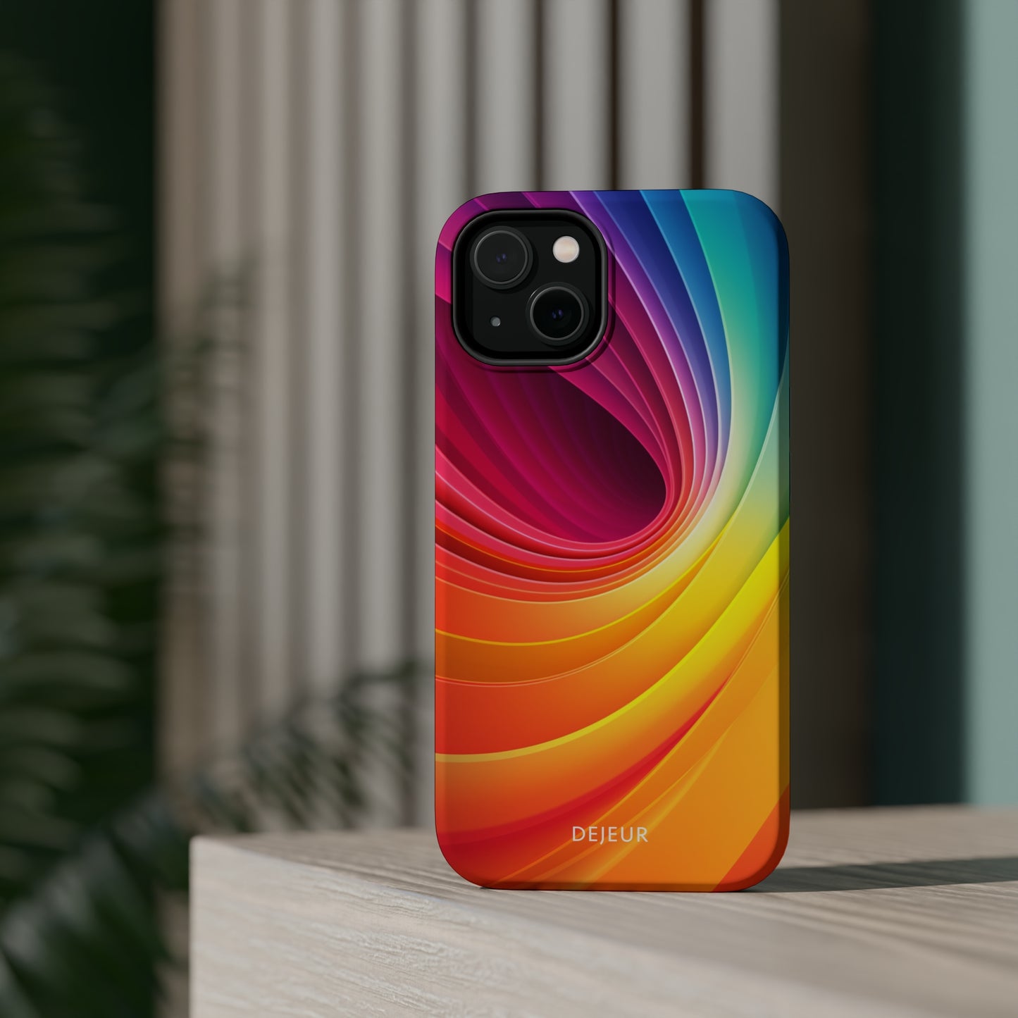 Rainbow Swirl - iPhone MagSafe Tough Case