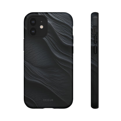 Charcoal Ripples - iPhone Tough Case