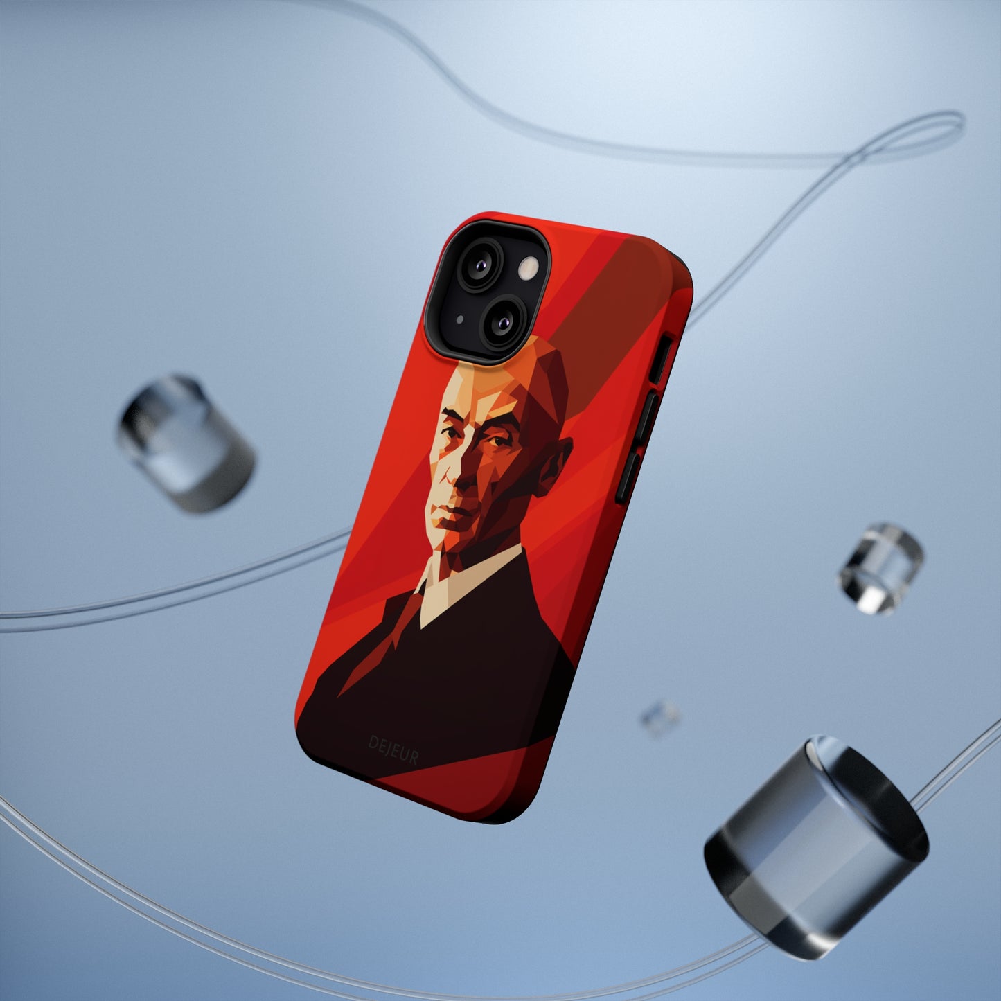 Oppenheimer Minimalist Portrait - iPhone MagSafe Tough Case