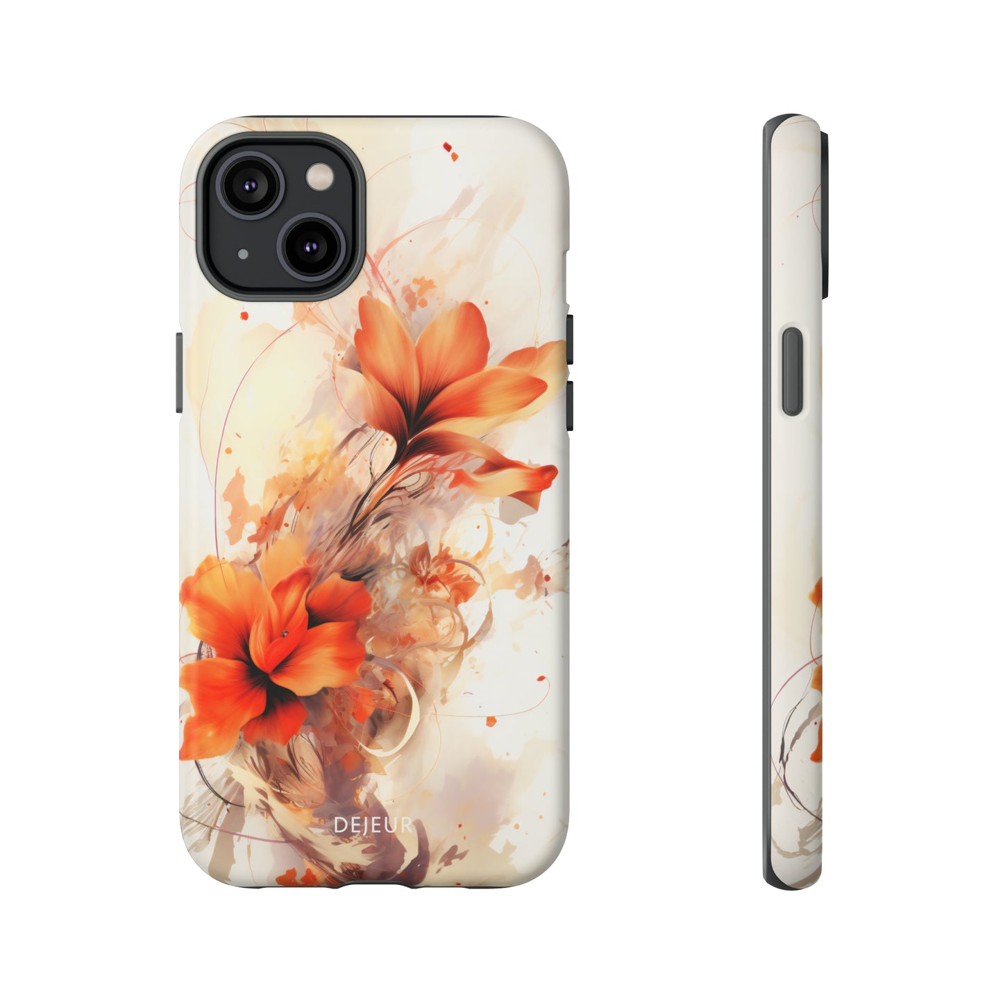 Classic Floral Beige - iPhone Tough Case