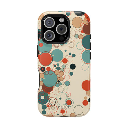 Pastel Line Circles - iPhone MagSafe Tough Case