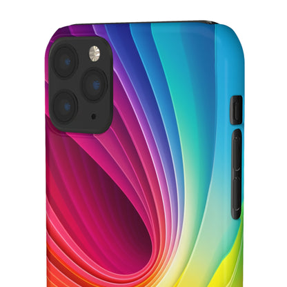 Rainbow Swirl - iPhone Snap Case