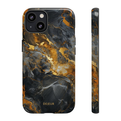 Platinum Gold Marble - iPhone Tough Case