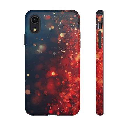 Midnight Red Shimmer - iPhone Tough Case