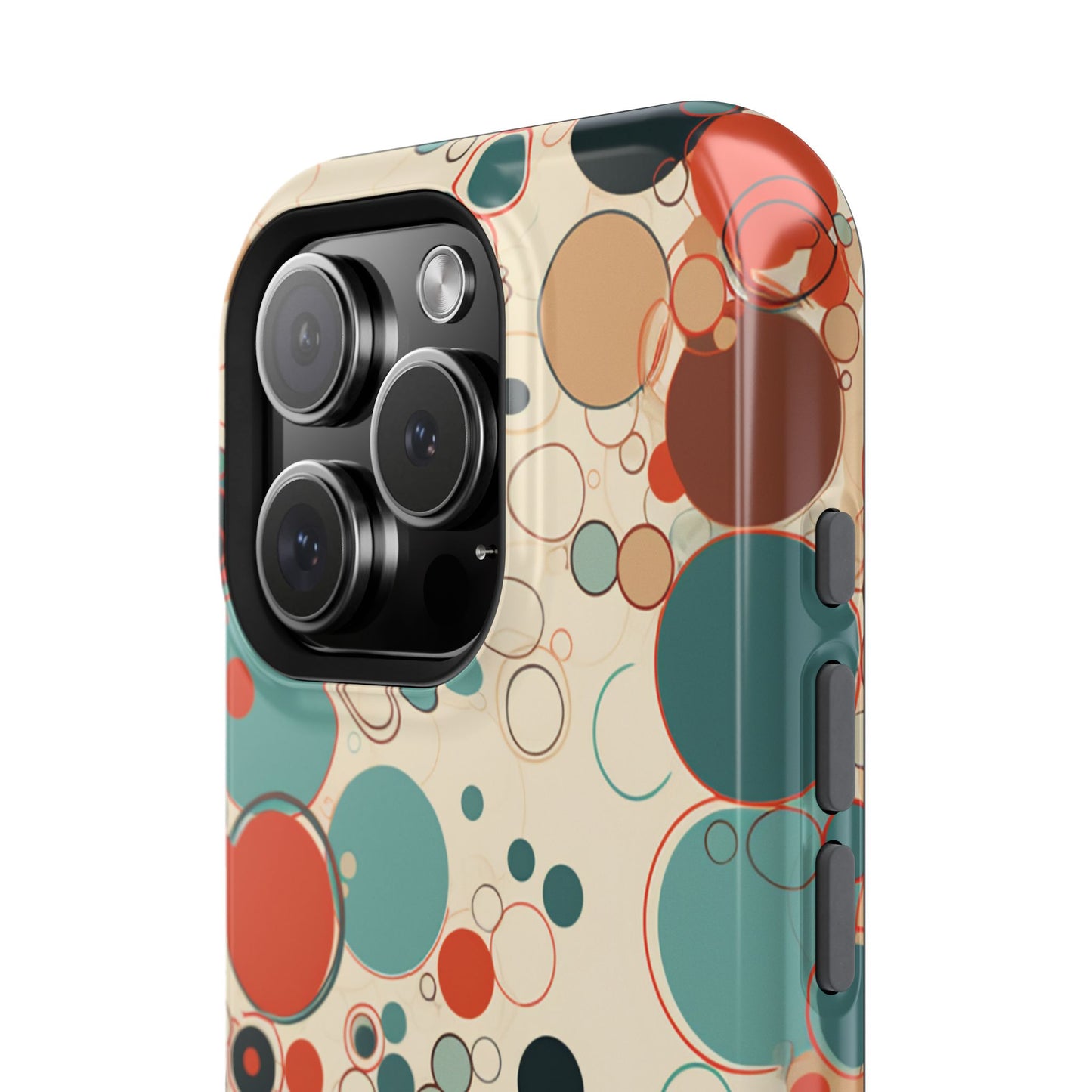 Pastel Line Circles - iPhone MagSafe Tough Case