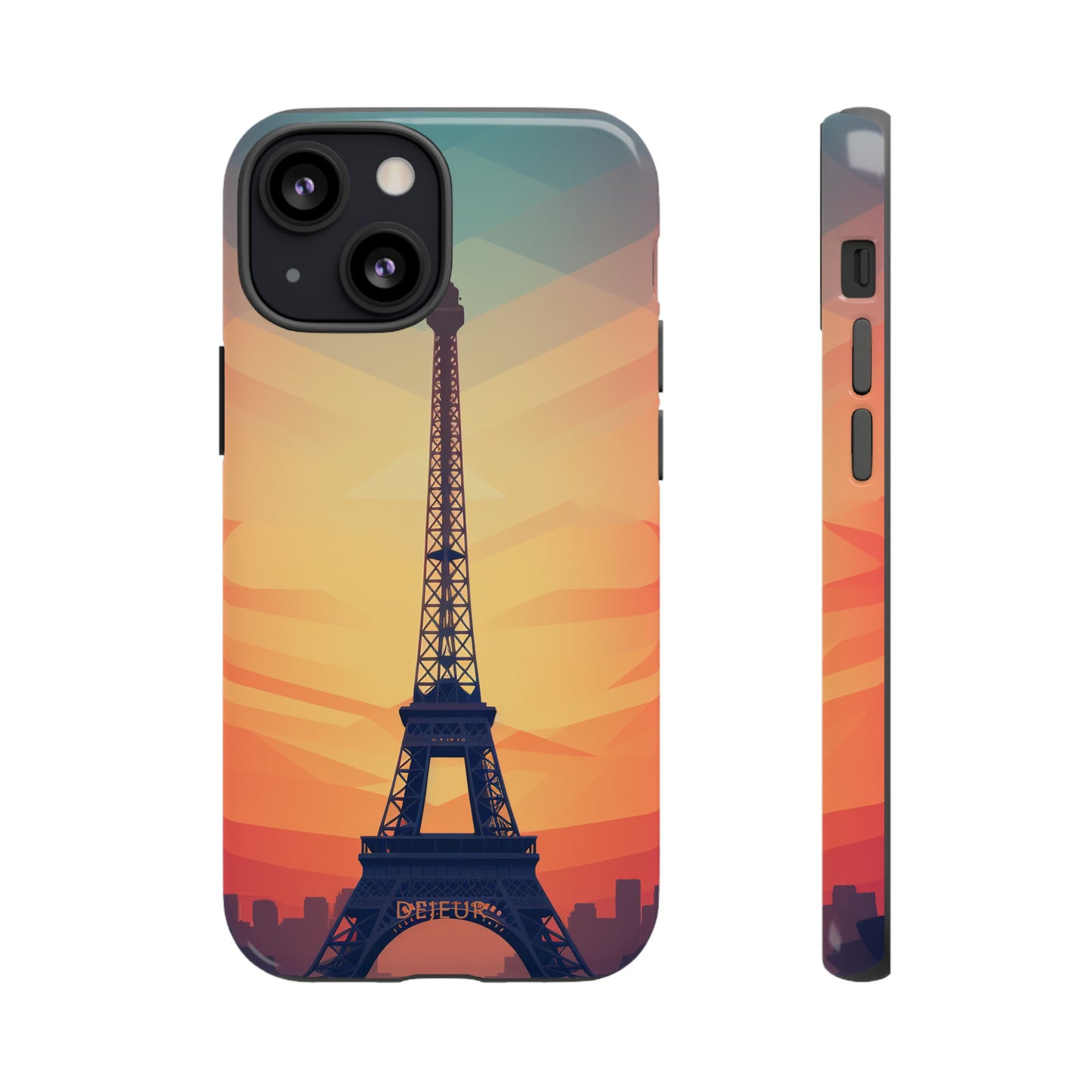 Eiffel Tower Sunset - iPhone Tough Case