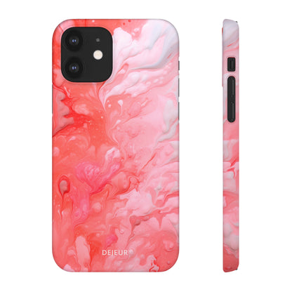 Rose Pink Marble - iPhone Snap Case