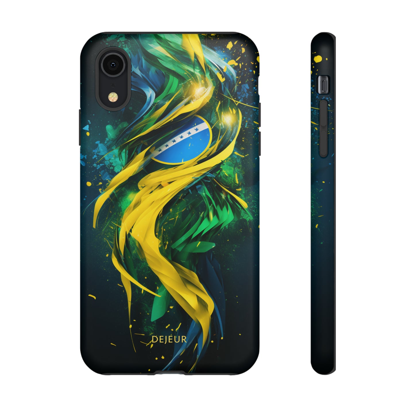 Brazil Splatter Design - iPhone Tough Case