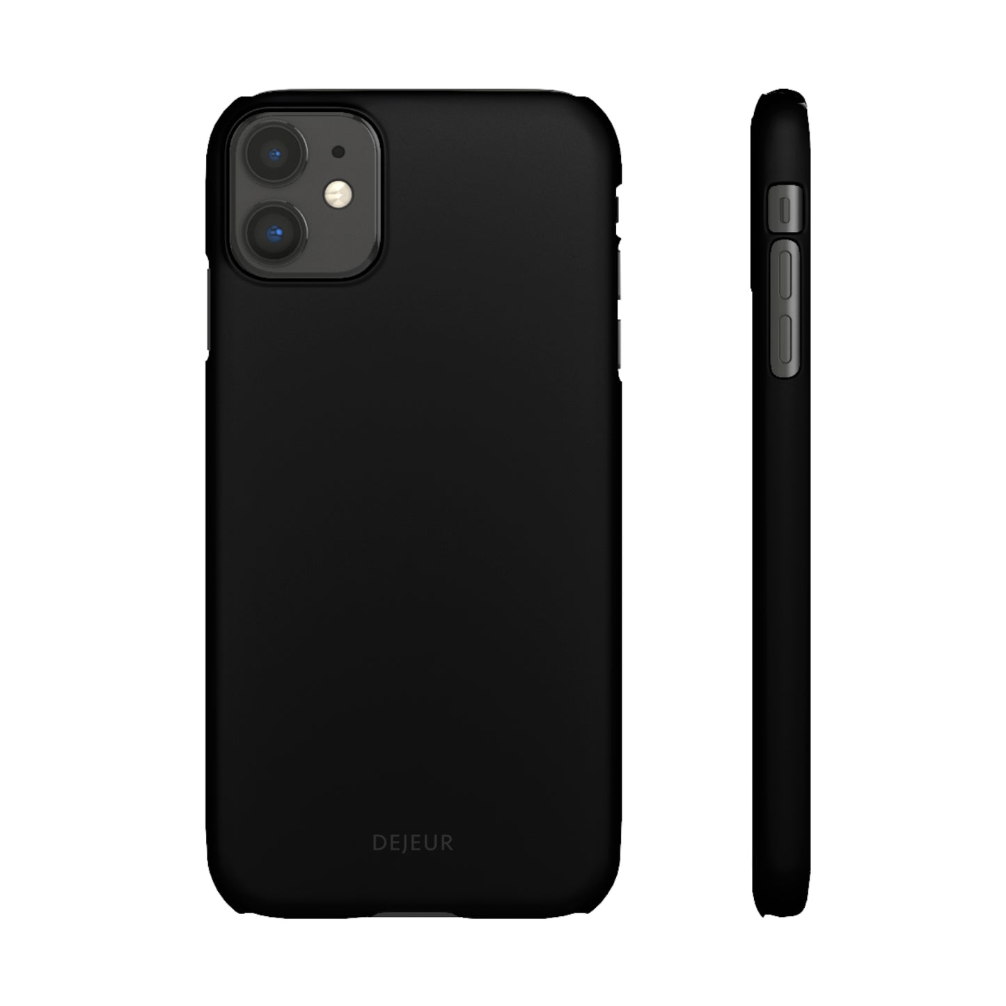 Pure Black - iPhone Snap Case