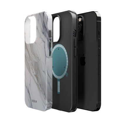 Light Cloud Marble - iPhone MagSafe Tough Case