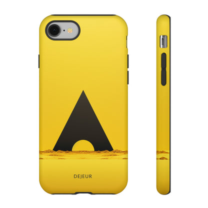 Sun Triangle Yellow - iPhone Tough Case