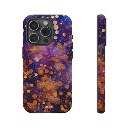 Cosmic Glitter Circles - iPhone Tough Case