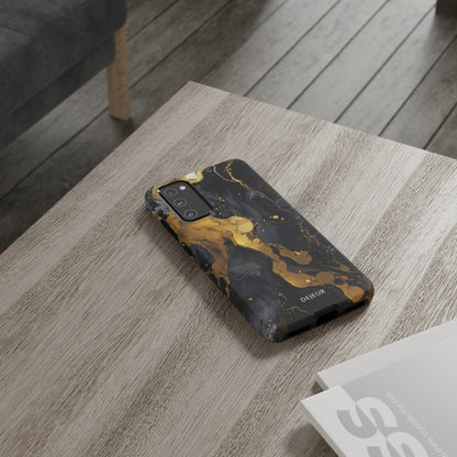 Metallic Gold Dark Marble - Samsung Galaxy Tough Case