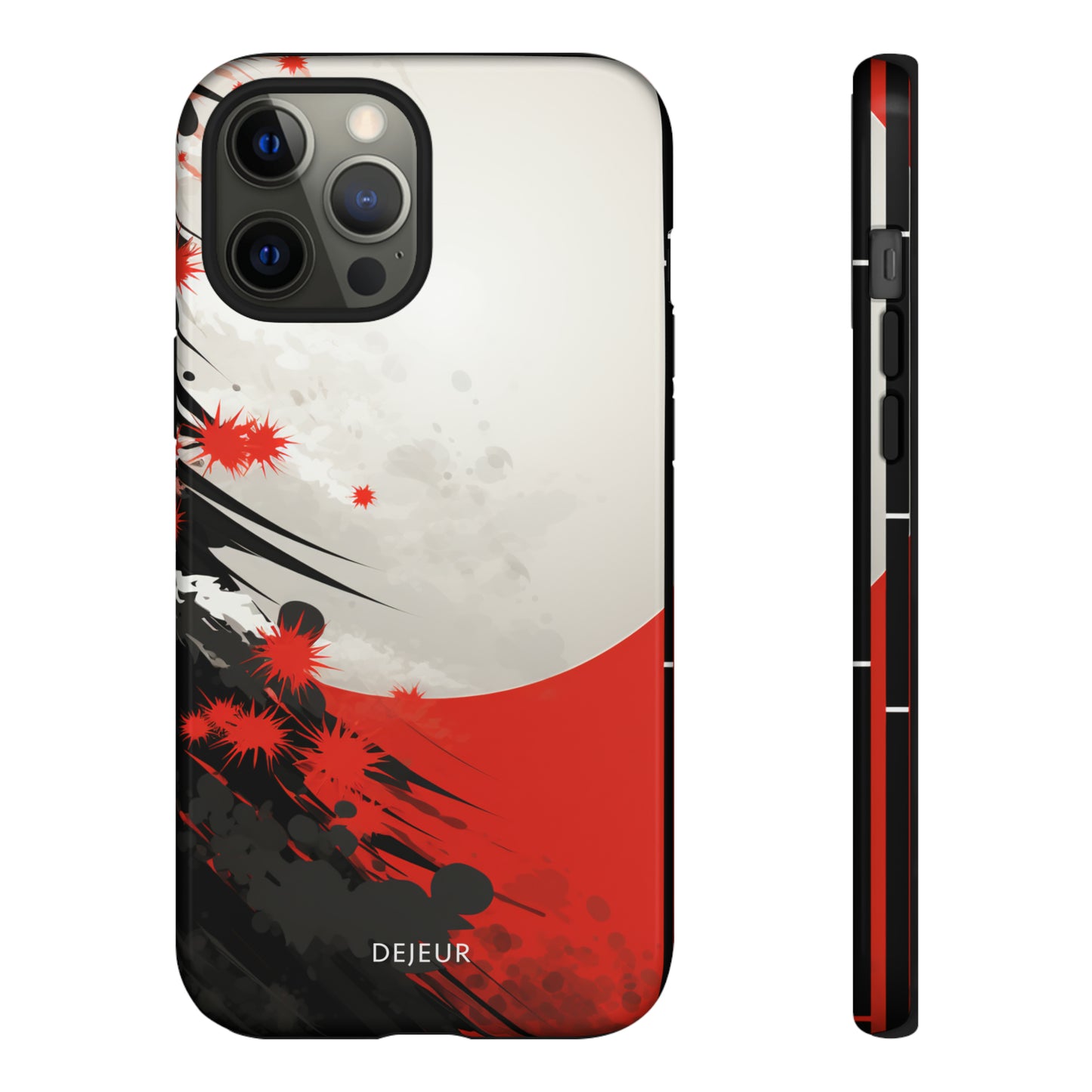 Japanese Abstract Splatter - iPhone Tough Case