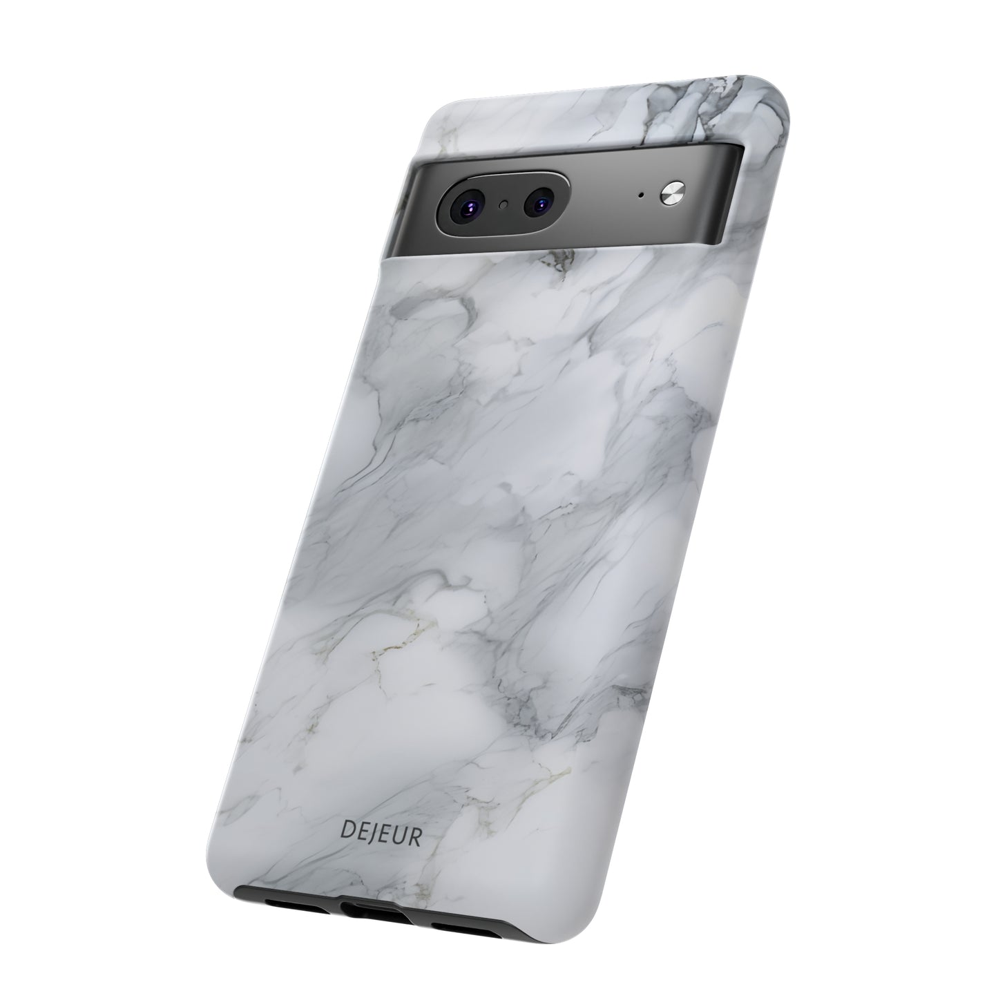 Platinum Silver Marble - Google Pixel Tough Case