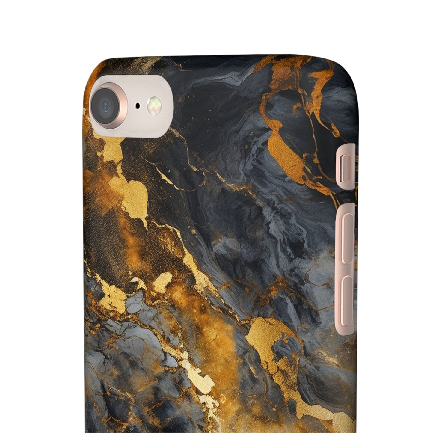 Platinum Gold Marble - iPhone Snap Case