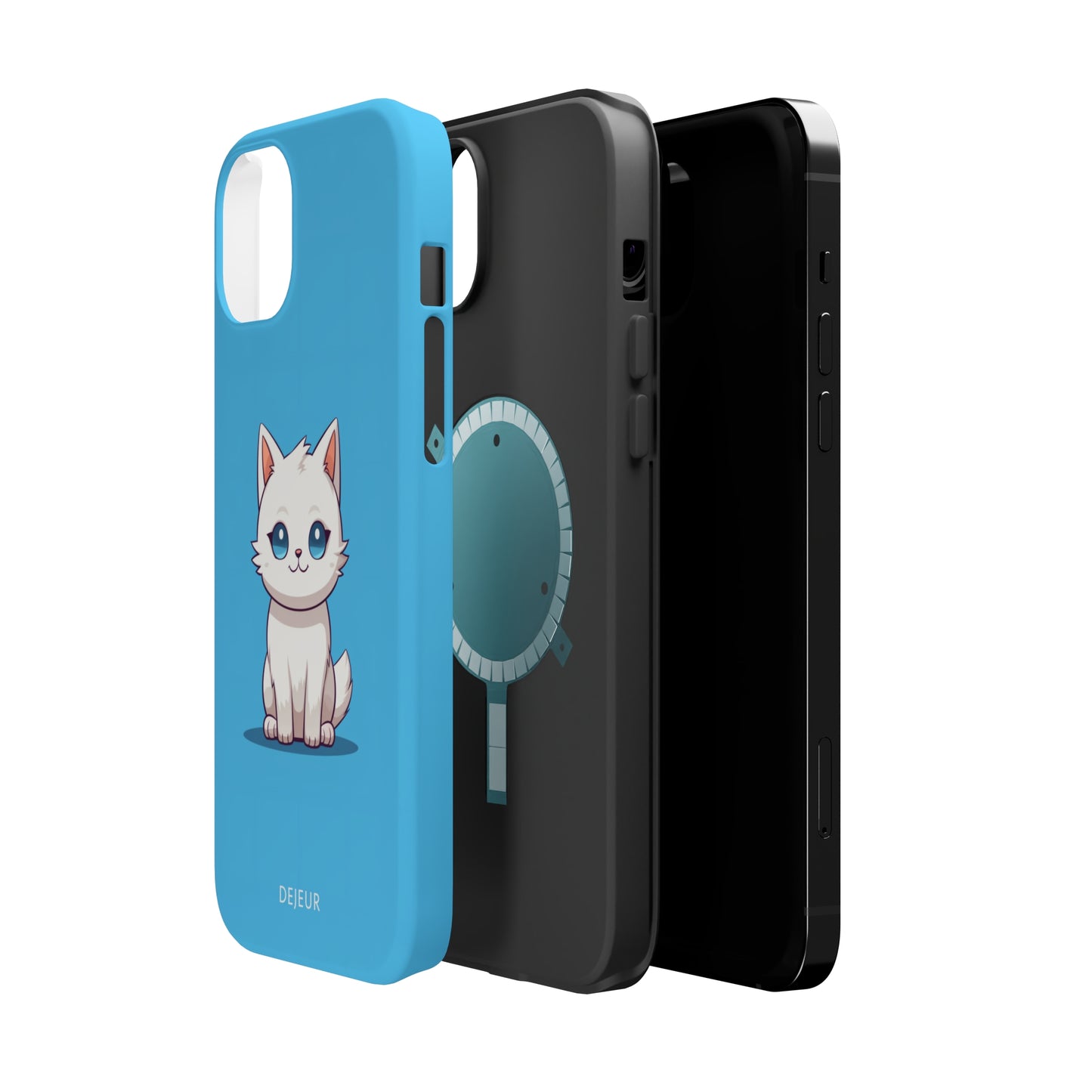 Little Blue Eyed Cat - iPhone MagSafe Tough Case