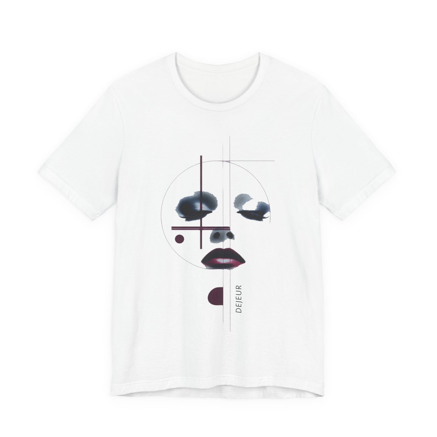 Abstract Contours Geometric Visage Beauty - T-Shirt