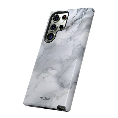 Platinum Silver Marble - Samsung Galaxy Tough Case