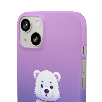 Violet Bear - iPhone Snap Case