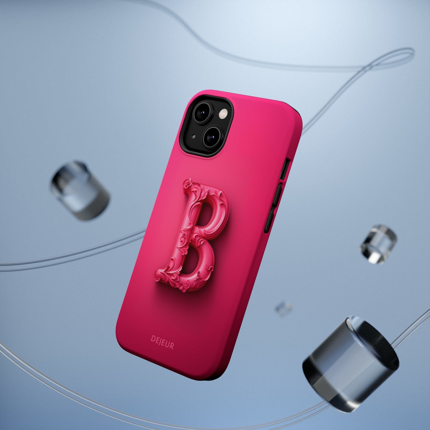 B Hot Pink - iPhone MagSafe Tough Case