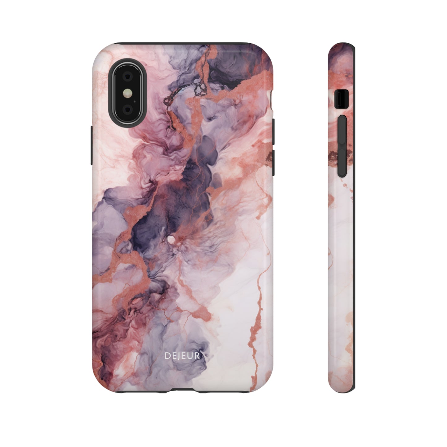 Royal Purple Marble - iPhone Tough Case