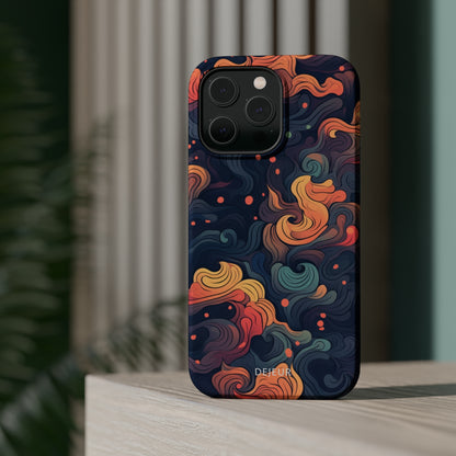 Fox Tail Swirls - iPhone MagSafe Tough Case