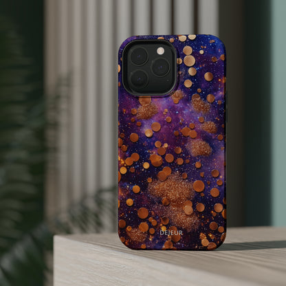 Cosmic Glitter Circles - iPhone MagSafe Tough Case