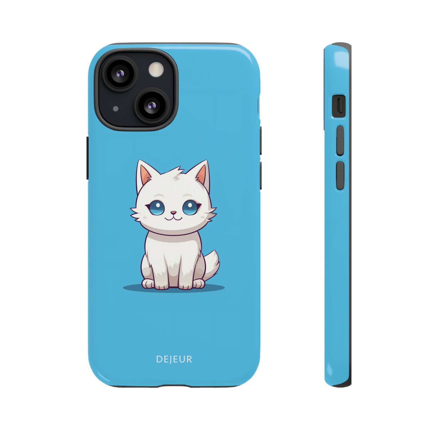 Little Blue Eyed Cat - iPhone Tough Case