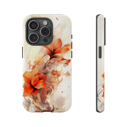 Classic Floral Beige - iPhone Tough Case