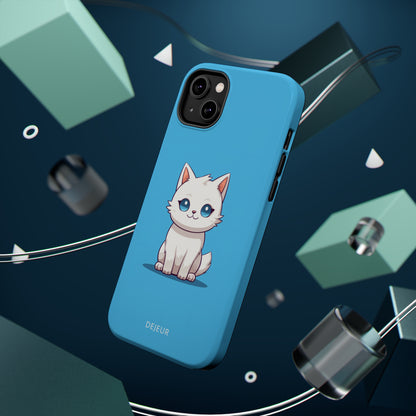 Little Blue Eyed Cat - iPhone MagSafe Tough Case