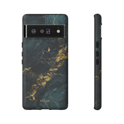 Gold Shadow Marble - Google Pixel Tough Case