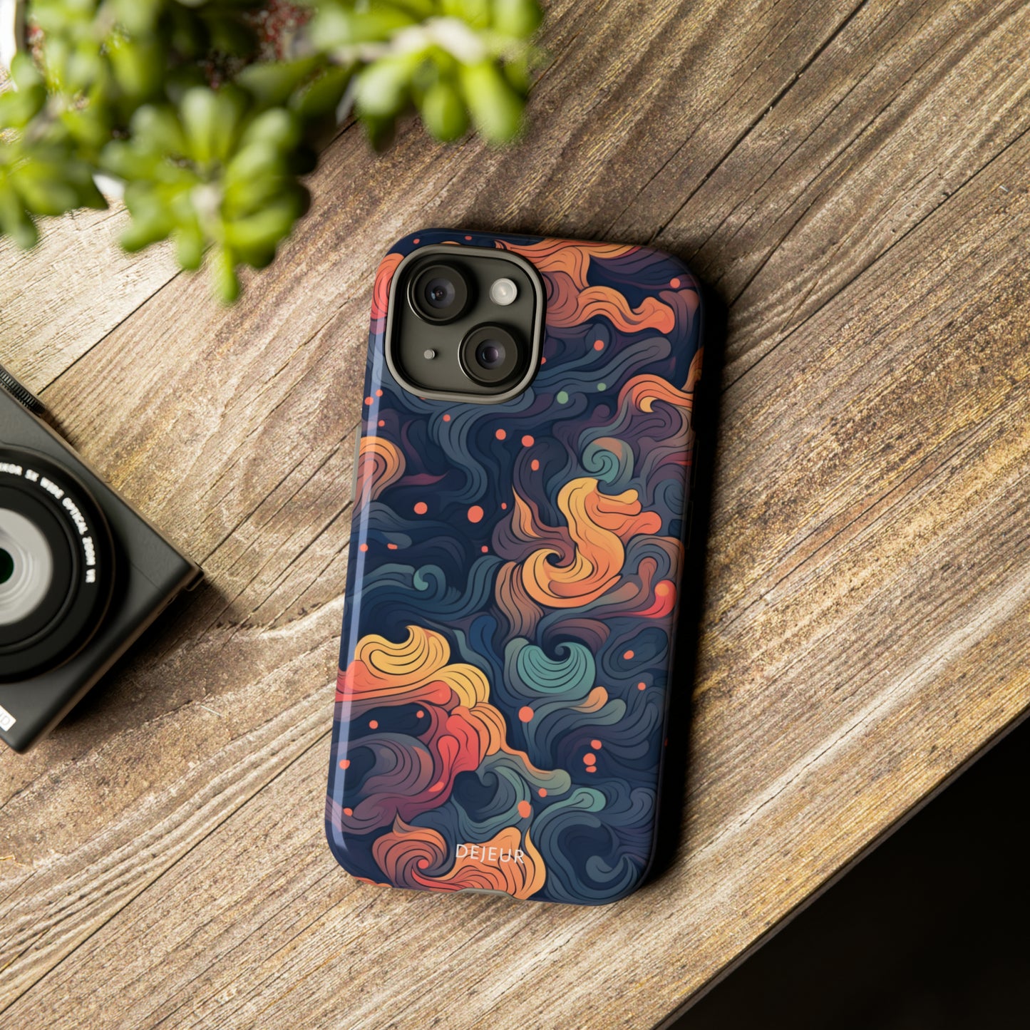 Fox Tail Swirls - iPhone Tough Case