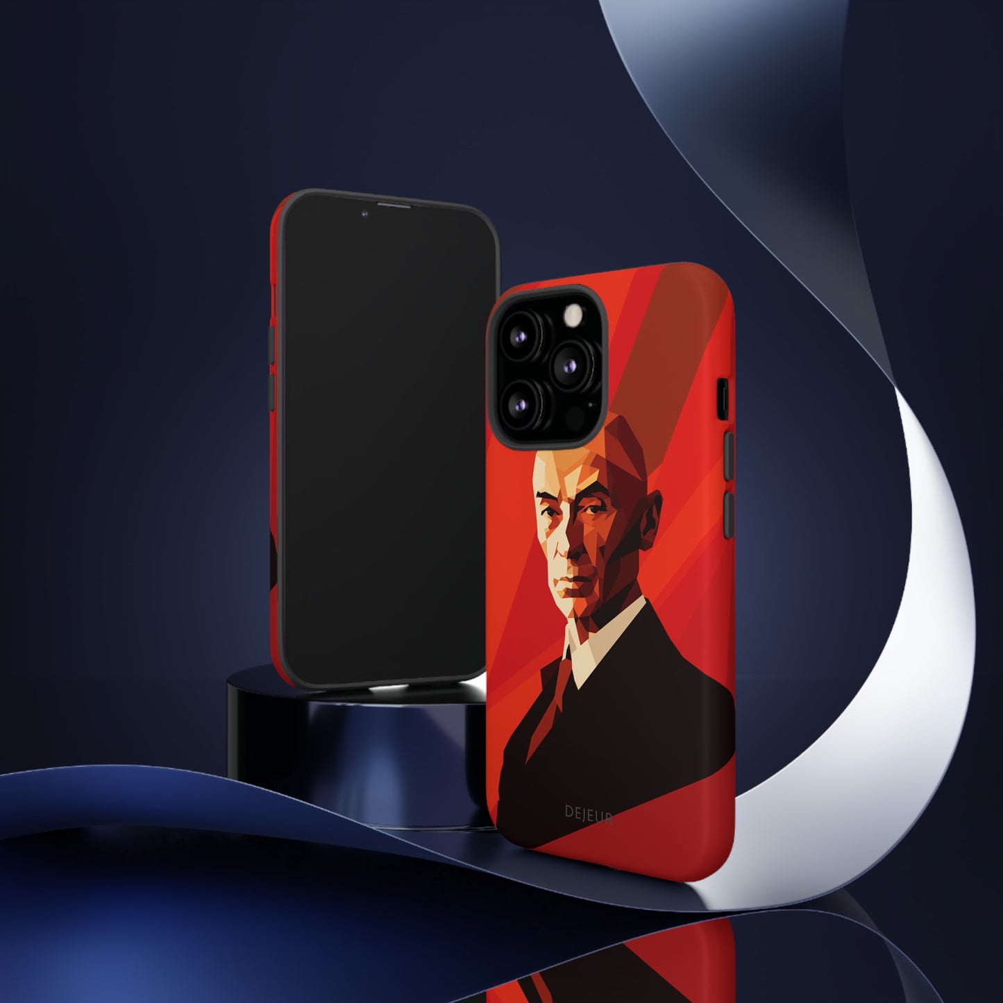 Oppenheimer Minimalist Portrait - iPhone Tough Case