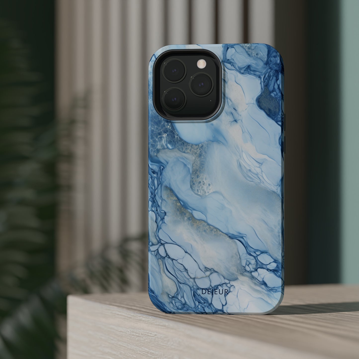 Sky Blue Marble - iPhone MagSafe Tough Case