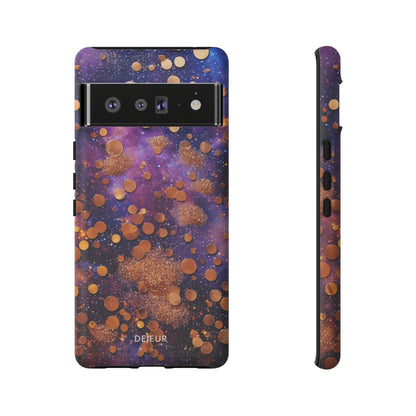 Cosmic Glitter Circles - Google Pixel Tough Case