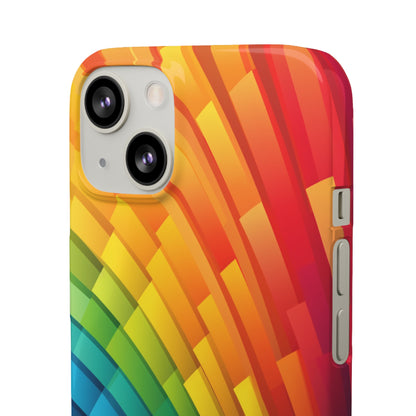 Rainbow Bars - iPhone Snap Case